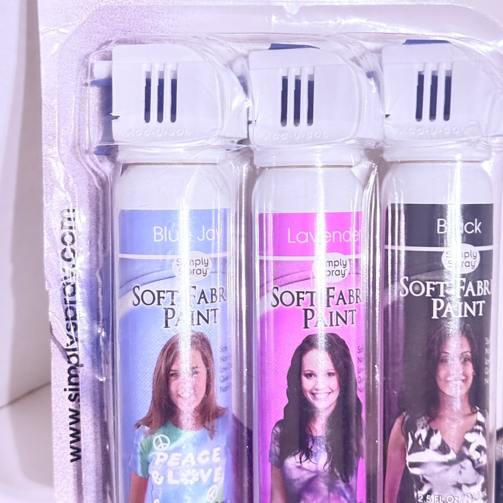Simply Spray Soft Fabric Paint Set